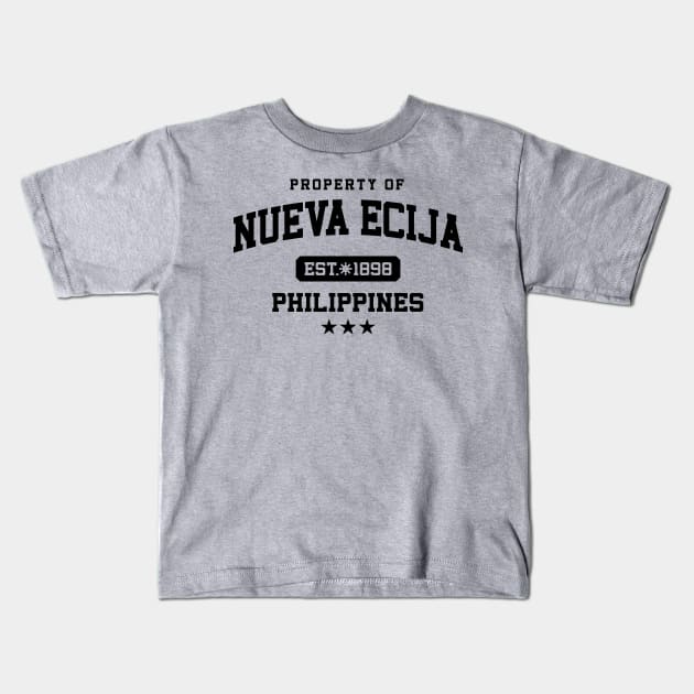 Nueva Ecija - Property of the Philippines Shirt Kids T-Shirt by pinoytee